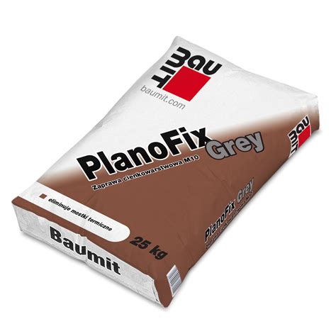 Zaprawa Cienkowarstwowa Bia A Klasa M Baumit Planofix Grey Baumit