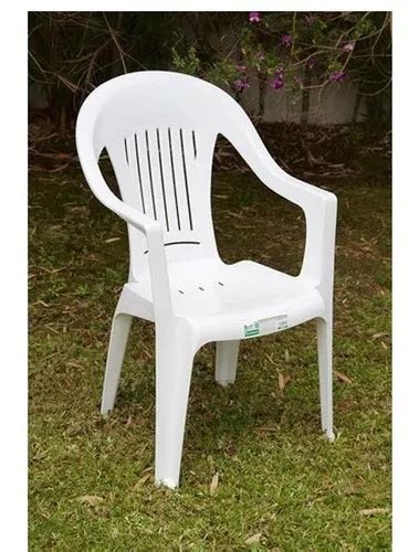 Silla En Resina Con Respaldo Alto Myshopuruguay Color Blanco Liso