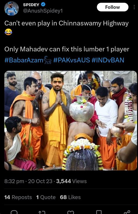 Pak Vs Aus Memes Galore As Babar Azam Flops At Chinnaswamy