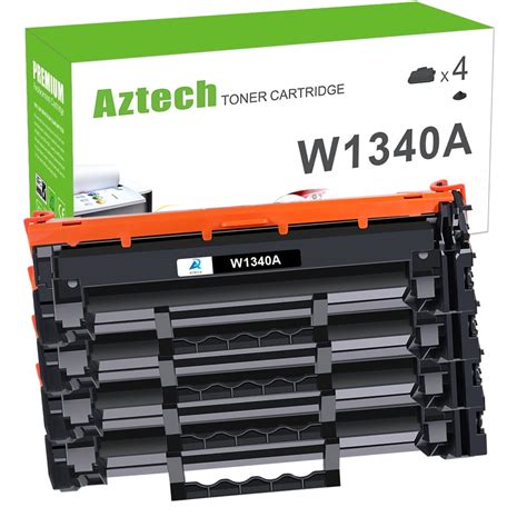 A AZTECH 4 Pack Compatible Toner Cartridge For HP W1340A For HP