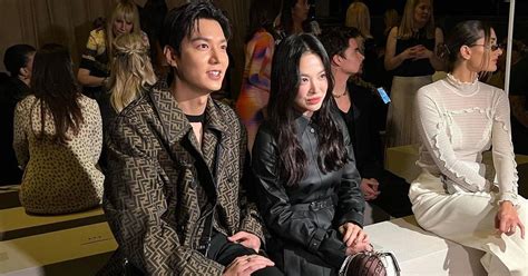 Song Hye Kyo Lee Min Ho Exude Elegance In Fendi At New York Fashion