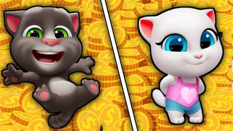 My Talking Angela Vs My Talking Tom Unlimited Money Gameplay U