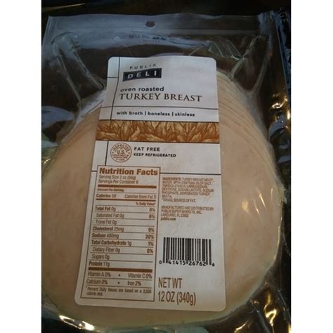 Publix Deli Oven Roasted Turkey Breast Food Library Shibboleth