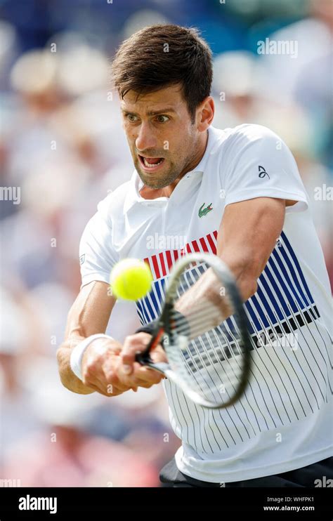 Novak Djokovic Two Handed Backhand Hi Res Stock Photography And Images