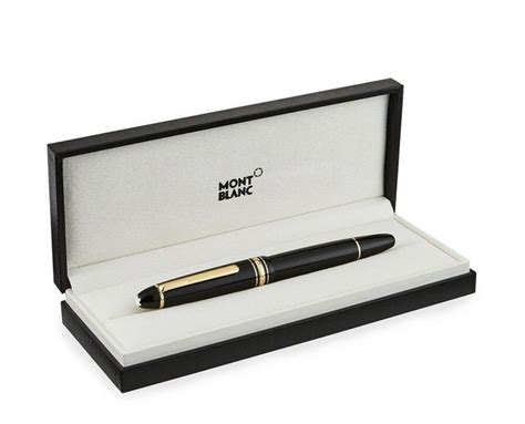 Montblanc Meisterstuck Gold Trim Classique 163 Rollerball Penblack