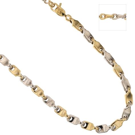 Collana Uomo In Oro Giallo E Bianco 803321717944 GioielleriaLucchese It