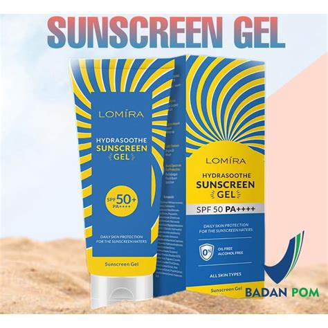 Jual Lomira Hydrasoothe Sunscreen Gel Spf Pa Ml Shopee Indonesia