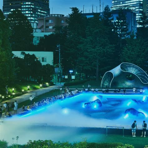 水と生きる Suntory 光と霧のデジタルアート庭園 Tokyo Midtown Loves Summer 2019 東京ミッドタウン