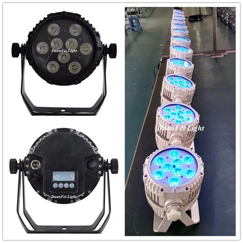 16 Unites Outdoor Led Dmx Wireless Par Led Rgbwa Uv 6in1 Led Par Ip65