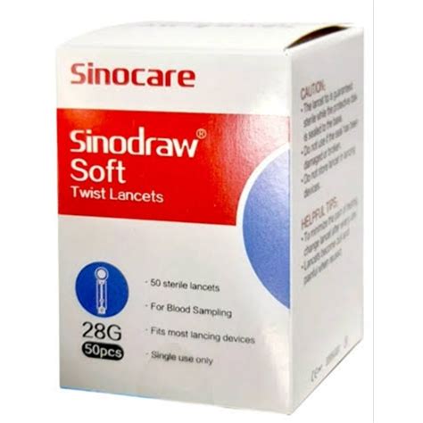 Sinocare Sinodraw Soft Twist Lancets Shopee Philippines