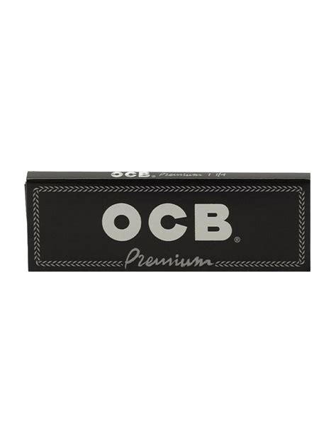 Papelillo OCB Negro Premium 1 1 4 Caja 25 Unidades