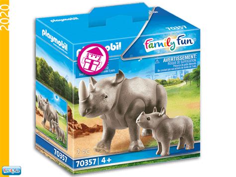 Playmobil 70357 Rhino With Baby Playmobil Hong Kong Playmobil