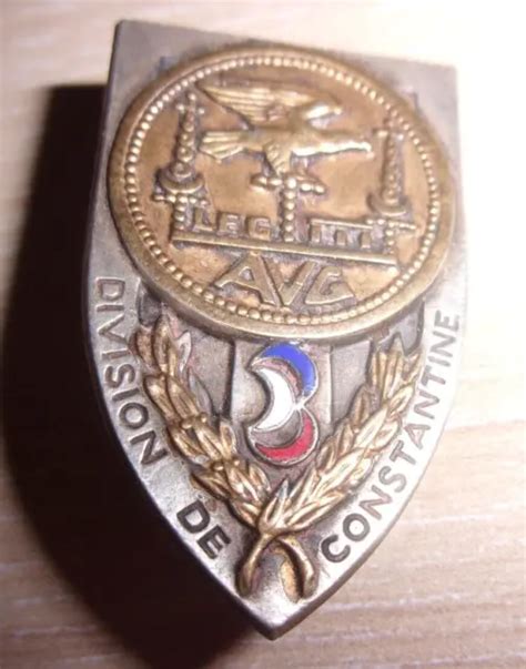 Insigne Division De Constantine Infanterie Alg Rie Arm E D