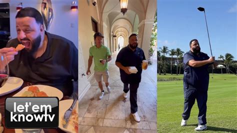 Dj Khaled And Actor Mark Wahlberg Enjoys Some Good Food Goes Golfing