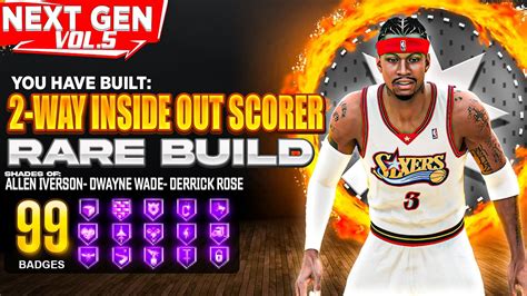 BEST 2 WAY INSIDE OUT SCORER BUILD ON NBA 2K22 RARE BUILD SERIES VOL