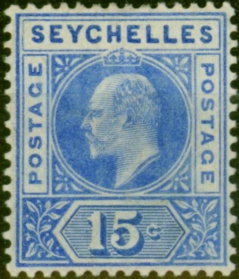 Seychelles 1903 15c Ultramarine SG50 Fine LMM Stamps Empirephilatelists