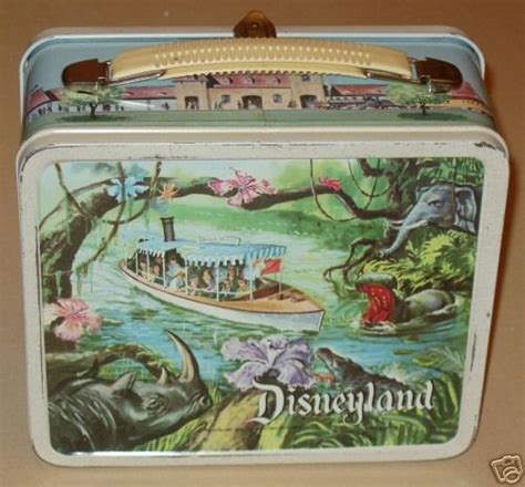 Vintage Disneyland Lunchbox Metal Disney Lunch Box | #18531228