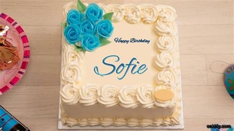 🎂 Happy Birthday Sofie Cakes 🍰 Instant Free Download