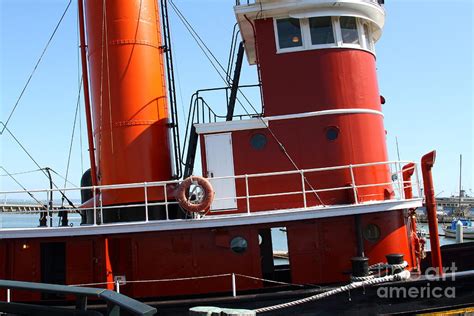 The Hercules A 1907 Steam Tug Boat At The Hyde Street Pier In San