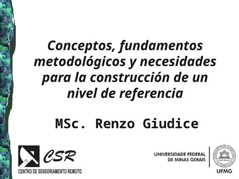 PPTX Conceptos fundamentos metodológicos y necesidades para la