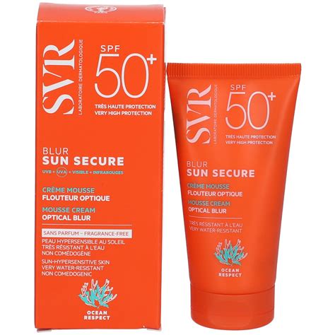 SVR Sun Secure SPF50 Crème mousse flouteur optique 50 ml Redcare