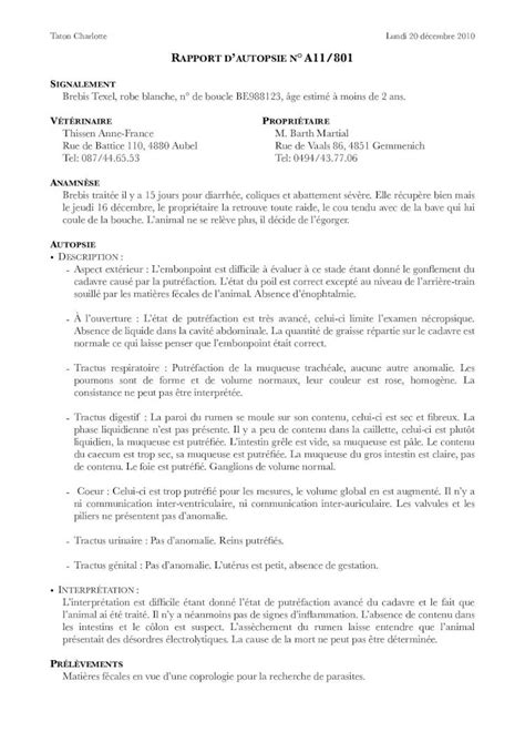 PDF Exemples De Rapports D Autopsie DOKUMEN TIPS