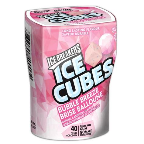 Ice Breakers Ice Cubes Bubble Breeze Ice Breakers Ice Cubes Bubble Breeze Sugar Free Gum 40