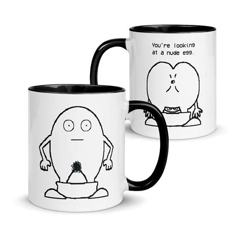 I Think You Should Leave Nude Egg Mug From Feed Eggs Game ITYSL - Etsy