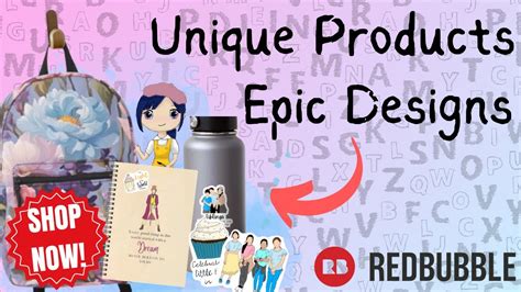 Check Out My Redbubble Shop Unique Products Epic Designs Youtube