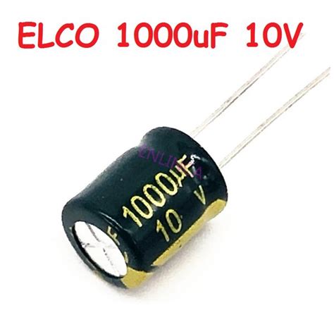 Jual Elco Elko Capasitor Kapasitor 1000uf 10v 1000 Uf 10 10volt Volt Di Lapak Jw Store Bukalapak