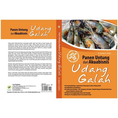 Jual Panen Untung Dari Akuabisnis Udang Galah Penulis M Ghufran H