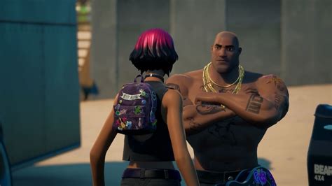 Fortnite Habla Con Soleada Joey O Brutus Bañista Desafío De La Semana 3 Temporada 7 Millenium