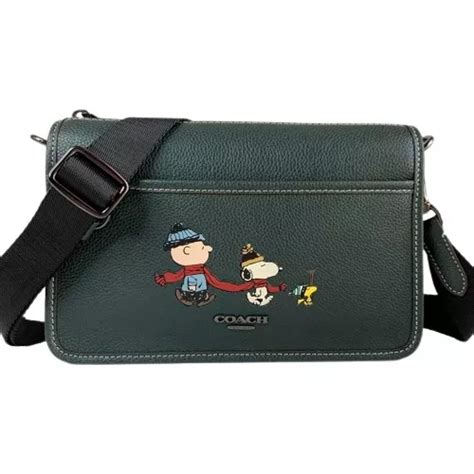 Bandolera Coach Heritage Snoopy Envio Inmediato Gratis Meses Sin