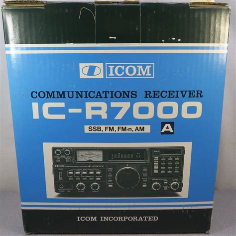 New In The Box Icom Ic R A And Ic R Communications Receivers