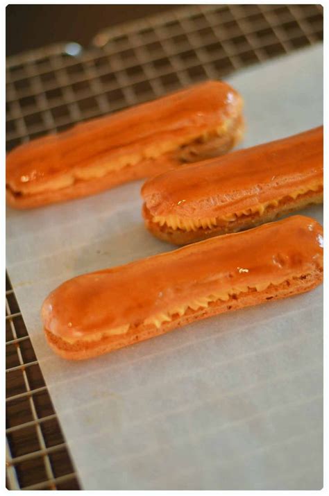 Caramel Au Beurre Sal Salted Butter Caramel Eclairs Eclairs