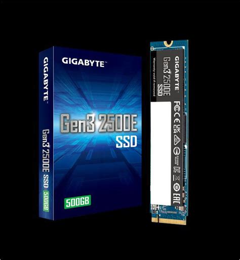 GIGABYTE SSD GEN3 2500E 500GB - EU Supplies