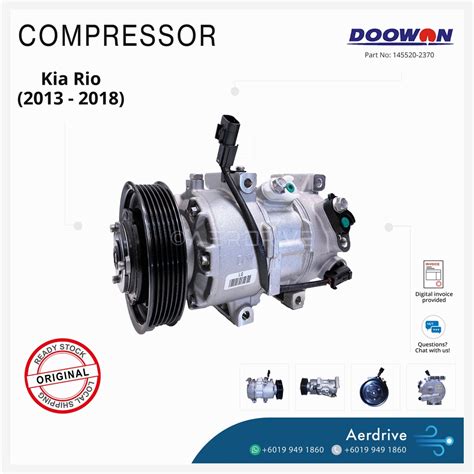 ORIGINAL DOOWON KIA RIO 2013 2018 HYUNDAI ACCENT 2011 6PK COMPRESSOR