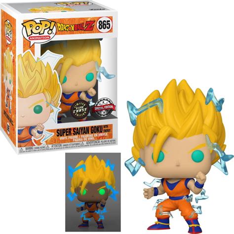 Funko Pop Animation Dragon Ball Z Super Saiyan Goku With Energy Glow