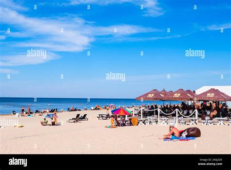 Beach, Dzintari, Jurmala, Latvia Stock Photo - Alamy