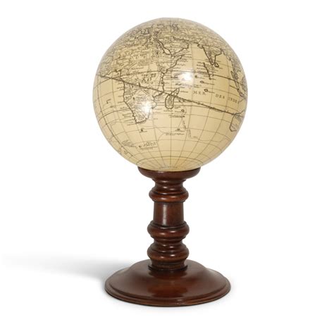 Wooden Globe Base Small Authentic Models