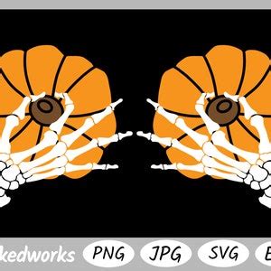 Skeleton Boob Hands SVG Bundle Don T Touch My Pumpkins Etsy