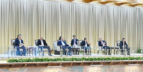 Ilham Aliyev Attends Event At Eternal City Complex In Samarkand