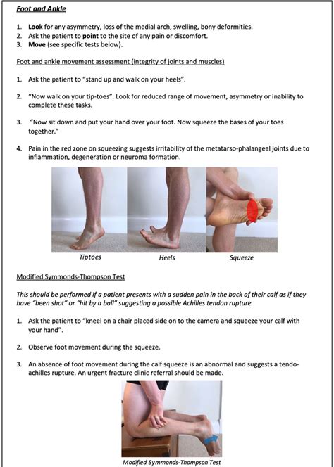 Remote Musculoskeletal Assessment Framework: A Guide for Primary Care - PMC