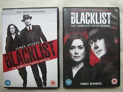 The Blacklist The Complete Fourth And Fifth Seasons DVD EBay