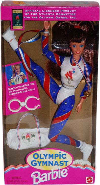 1996 Barbie Olympic Gymnast Barbie Barbie Dolls Gymnastics