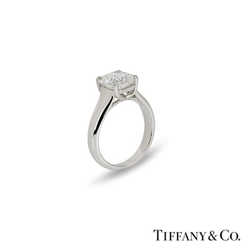 Tiffany Co Platinum Diamond Lucida Ring Ct G Vvs Rich Diamonds