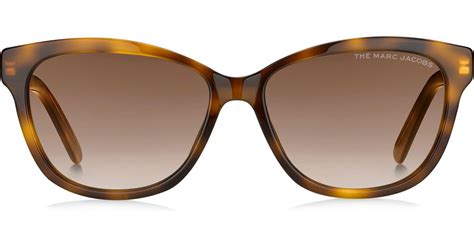 Marc Jacobs The 55mm Polarized Gradient Rectangular Sunglasses In Brown Lyst