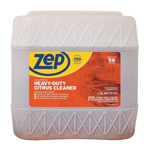 Zep Gal Heavy Duty Citrus Degreaser Ca Zucit Gca The Home Depot