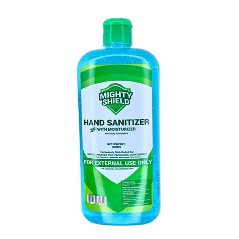 Mighty Shield Hand Sanitizer With Moisturizer 500ml Hand Sanitizer