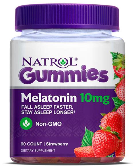 Melatonin Gummies 10 mg, 90 Gummies | Piping Rock Health Products